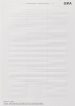 GIRA 145300 Beschriftungsbögen 54,5x7 