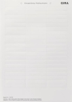 GIRA 145000 Beschriftungsbögen 60,7x11,8 