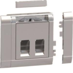 Hager Geräteeinbauset 2fach GSETDM032LAN 