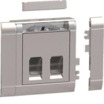 Hager Geräteeinbauset 2fach GSETDM042LAN 