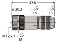 Turck M12 x 1                  CMB8181-0 