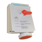 Walther Wandsteckdose 32A 5P 400V  AE139 