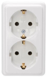 KOPP Schuko-Steckdose 2fach    120101001 