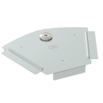 OBO RBD 45 100 DD Deckel f.45°-Bogen 