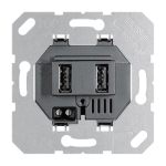 Jung USB-Ladesteckdose          USB3-2SW 