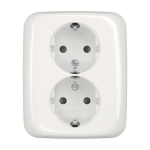 BJ SCHUKO  Doppelsteckdose  202 EUJB-214 