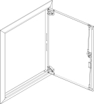 ABN Blendrahmen m.Volltüre       GBRU25T 
