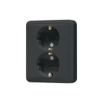 JG SCHUKO-Steckdose 2fach      CD5020NSW 
