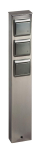 ALBE Steckdosensäule Edelstahl 3- 692107 