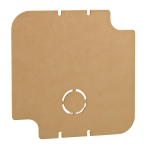 Elso Grundplatte 1-für AP-Gehäuse 274114 