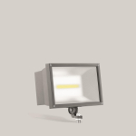 BEGA Scheinwerfer silber 3000K  77427AK3 