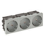 OBO STD-D3SC AL3 Steckdose 33° 3-fach 