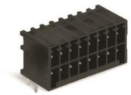 WAGO 713-1424 THT-Stiftleiste,2-reihig, 