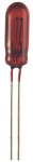S&H Miniaturglühlampe 2,3x6mm rot  21408 