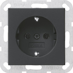 GIRA 0188005 SCHUKO System 55 Schwarz m 