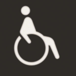 Berker Folie Symbol Rollstuhl   19058003 