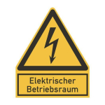 Cimco Warnschild Kunststoff Blitz 182736 