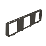 OBO MT45V 3 Einbaurahmen f.3x1 Modul 45 