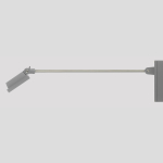 BEGA Scheinwerfer silber 3000K  77558AK3 