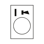 GS Symbolschild Ein mit Hupe   ZB2BY4985 