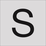 RZB Buchstabe "S",100mm      99222.003.S 