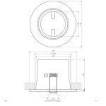 EVN Halogen-Einbauleuchte rund    753013 