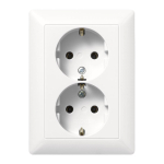 JG Schuko 2fach              AS5020KIUWW 