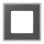 Jung AV581GLMSW Glasrahmen AV 581 GLM SW 