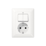 JG Schalter + Steckdose       AS5575EUWW 