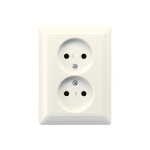 JG Steckdose 2f. 2Pol.    AS5010U 