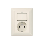 JG Schalter + Steckdose         AS5575EU 