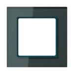 Jung AC581GLSG Glasrahmen   AC 581 GL SG 