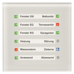 MDT SCN-GLED1W.01 Glas LED Anzeige Weiß 