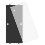 MDT ZSFA55P2S Schriftfeldabdeckung 