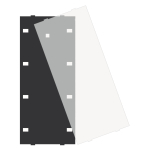 MDT ZSFA55P8S Schriftfeldabdeckung 