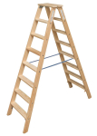 Krause Holz-Stufen-Doppelleiter 2x4 