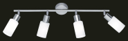 Trio Balken 'MARS' nickel      R80014007 
