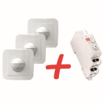 Set SCT1 + 3 x Indoor 180 -TR mit Rahmen 