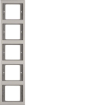 Berker Rahmen K.5 Alu           13537003 