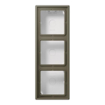 Jung AP-Kappe m.Rahmen 3fach   LC583A241 