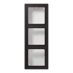 Jung AP-Kappe m.Rahmen 3fach   LC583A248 