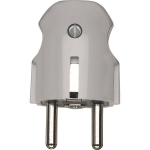Merten SCHUKO-Stecker grau        123363 