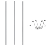 Somfy Kit 3m Mast                1860322 