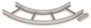 Unex Flachbogen 90  lichtgrau   67407-04 
