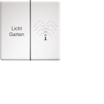 Eltako DW-FT55-@ Doppelwippe lasergrav. 