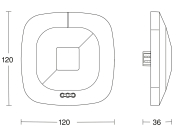 Steinel HF 360 KNX-Unterputz 360° 082277 