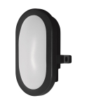 LEDV BULKHEAD Isovalleuchte IP54 schwarz 
