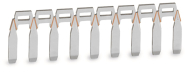 WAGO 270-409 Brücker,9-fach,silberfarben 