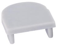 Rutec Endkappe halbrund            68491 