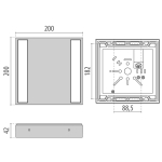 PIL LED-Anbauleuchte 3000K 23.5W 3105852 